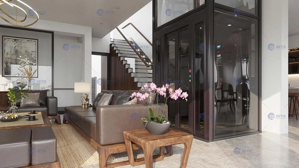 Nhận báo giá thiết kế nhà có thang máy gia đình